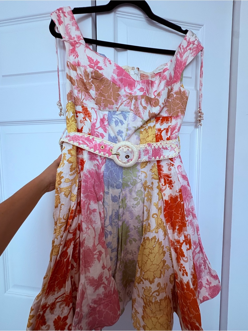 NWOT Zimmermann Postcard Mini Dress Floral AUS2-US8